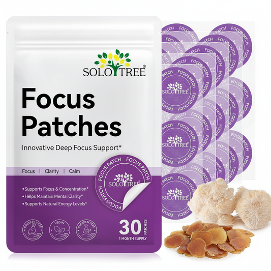 Focus Patch Focus Enhancing Stickers For Kids And Adults - 30 Packs Natural Patch - Sans Produits Chimiques Et Médicaments, Soutien Sain Du Cerveau Pour L'Attention, La Mémoire Et La Concentration